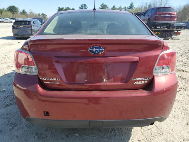  SUBARU IMPREZA 2015 Czerwony
