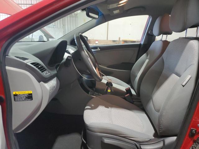  HYUNDAI ACCENT 2013 Червоний