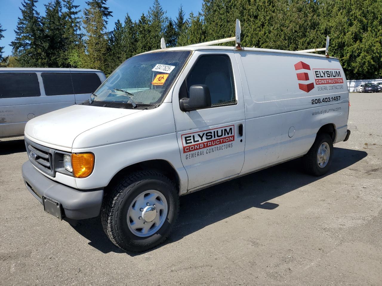2007 Ford Econoline E250 Van на продаже в Arlington, WA - Side