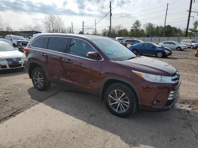  TOYOTA HIGHLANDER 2019 Burgundy