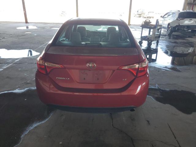  TOYOTA COROLLA 2017 Red