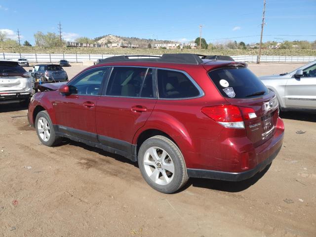 SUBARU OUTBACK 2014 Red