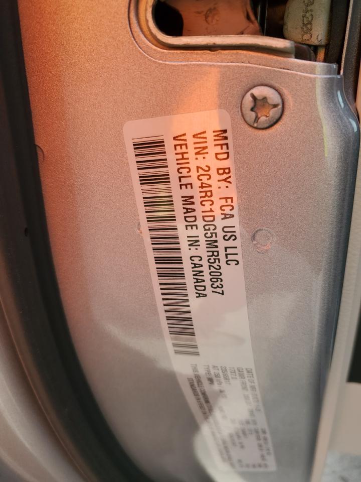 2021 Chrysler Voyager Lxi VIN: 2C4RC1DG5MR520637 Lot: 54149595