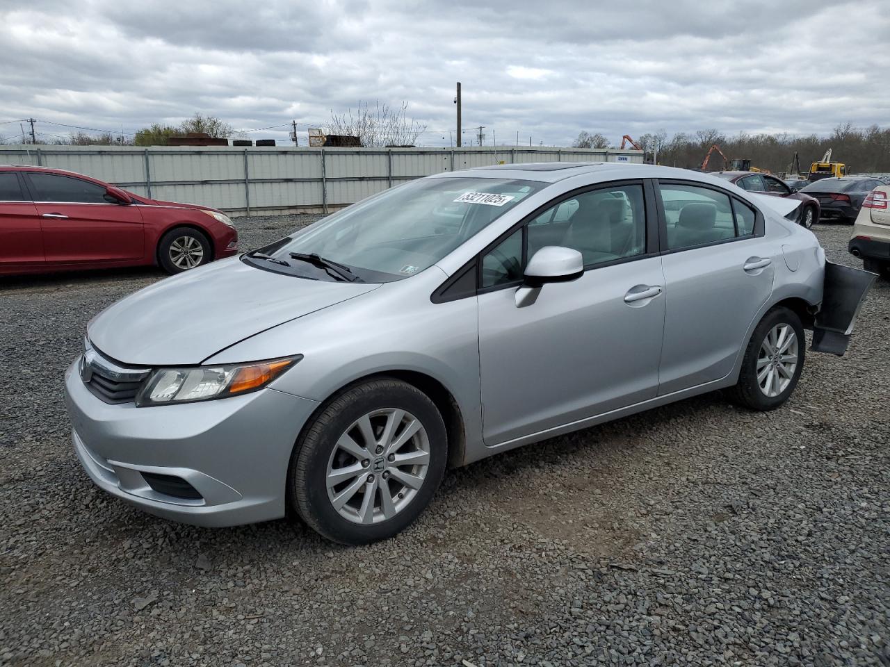 2012 Honda Civic Ex for Sale in Hillsborough, NJ - Rear End