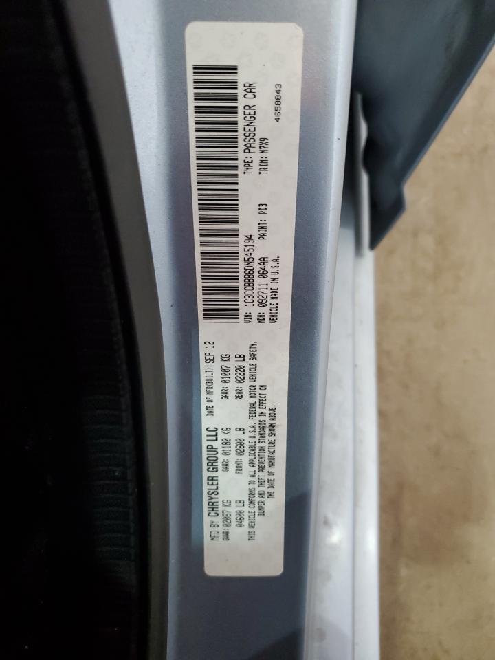 2013 Chrysler 200 Touring VIN: 1C3CCBBB6DN545194 Lot: 53886865