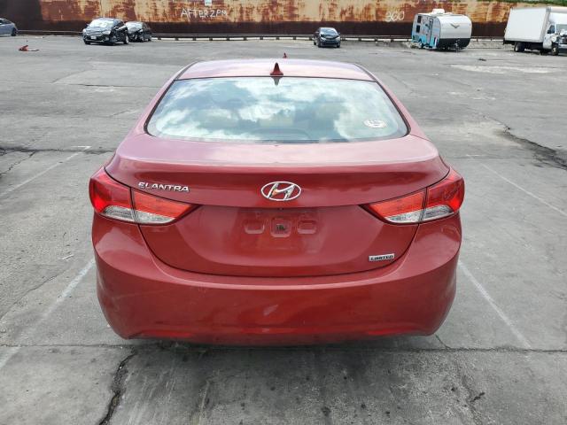  HYUNDAI ELANTRA 2013 Czerwony