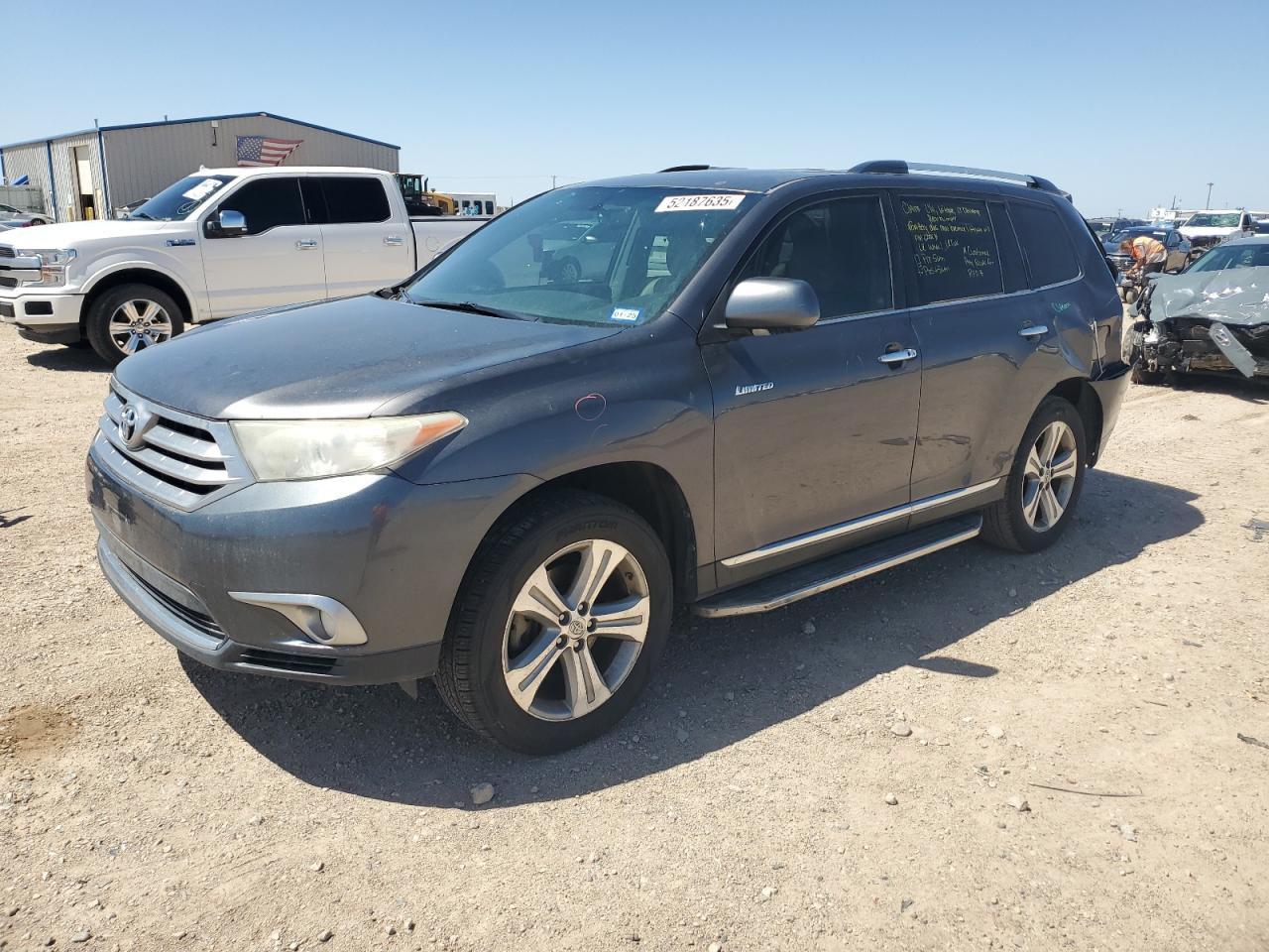 2013 Toyota Highlander Limited на продаже в Amarillo, TX - Rear End