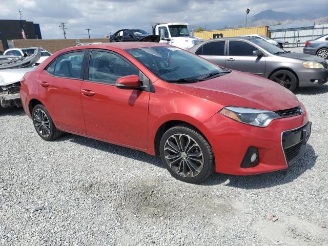  TOYOTA COROLLA 2016 Czerwony