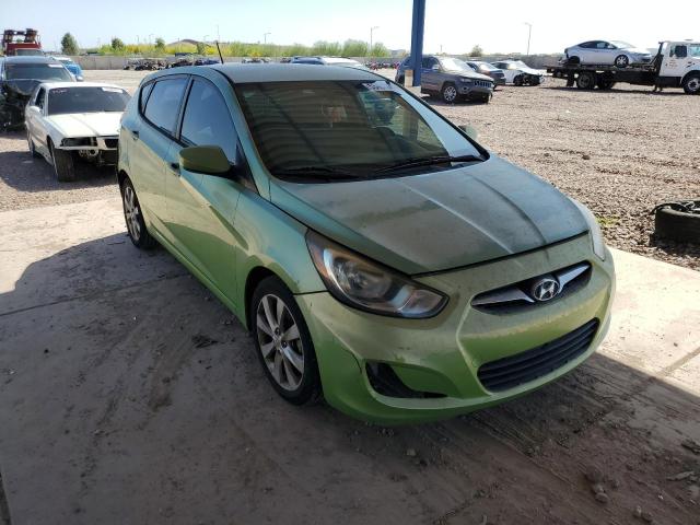  HYUNDAI ACCENT 2012 Зеленый