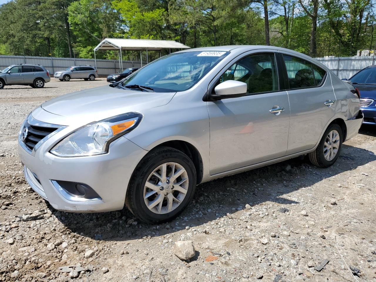 2018 Nissan Versa S იყიდება Austell-ში, GA - Rear End