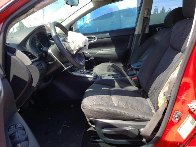  NISSAN SENTRA 2017 Czerwony