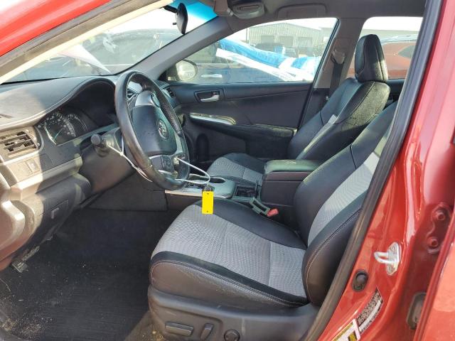  TOYOTA CAMRY 2012 Czerwony