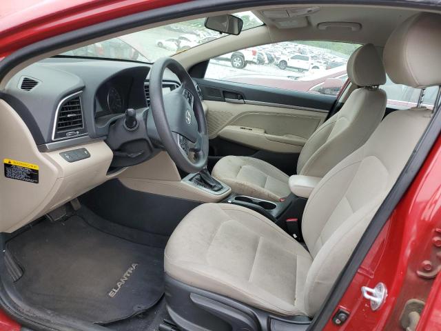  HYUNDAI ELANTRA 2017 Czerwony