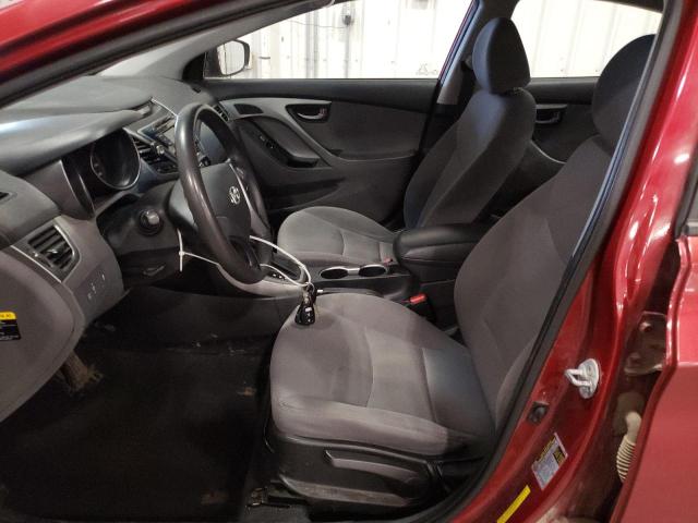  HYUNDAI ELANTRA 2016 Червоний