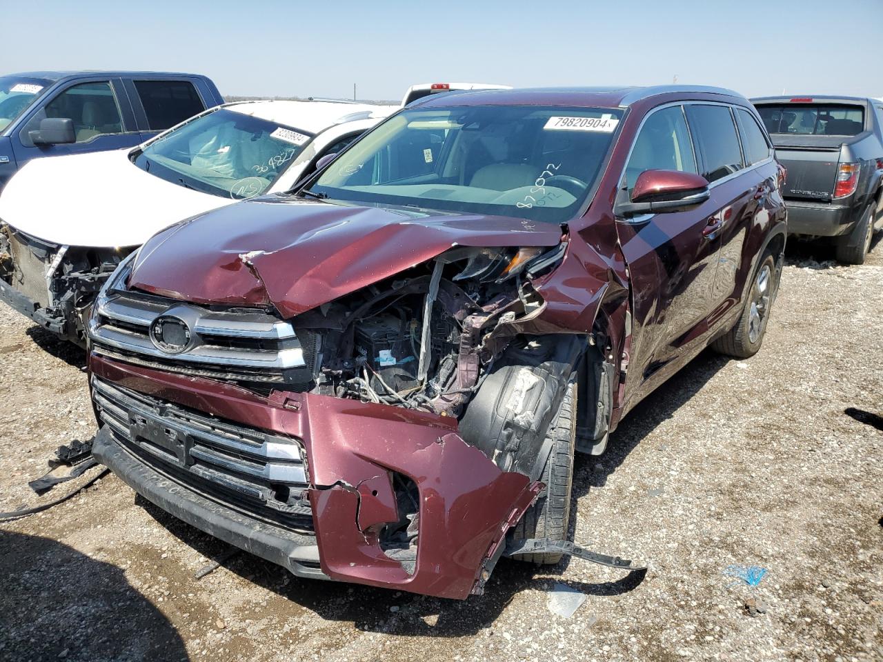 2018 Toyota Highlander Limited de vânzare în Greenwood, NE - Front End