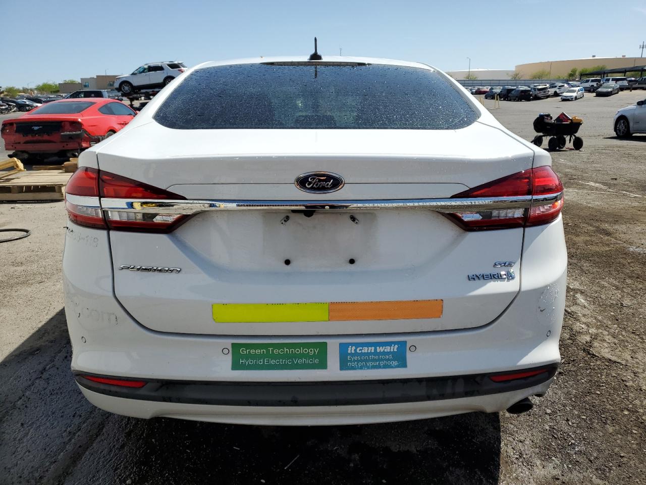 2018 Ford Fusion Se Hybrid VIN: 3FA6P0LU0JR171598 Lot: 54035695