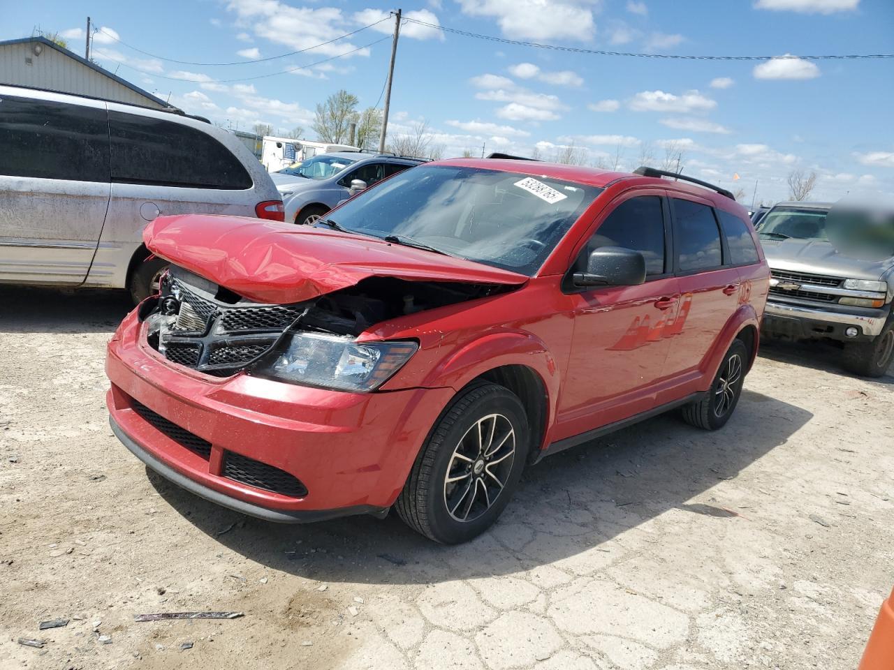 2018 Dodge Journey Se იყიდება Pekin-ში, IL - Front End