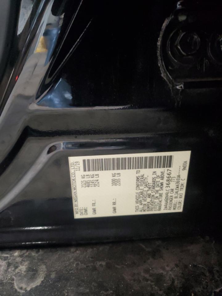 2020 Nissan Maxima Sl VIN: 1N4AA6DV4LC368667 Lot: 54480535