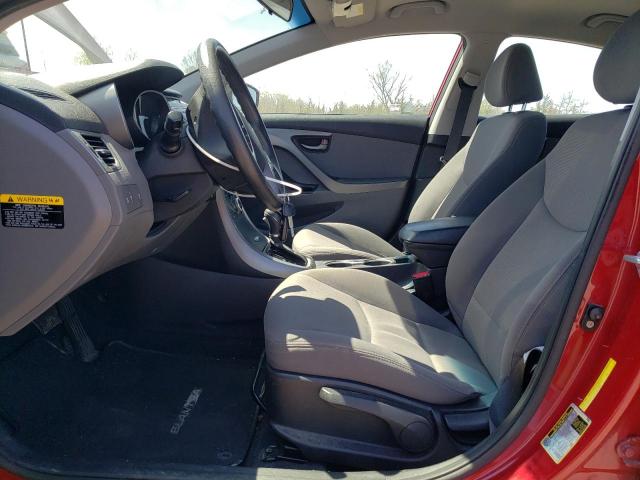  HYUNDAI ELANTRA 2014 Червоний