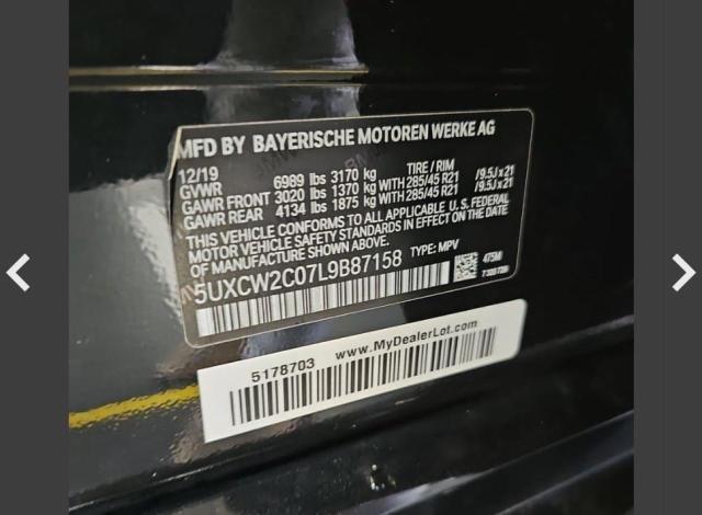 2020 BMW X7 XDRIVE40I