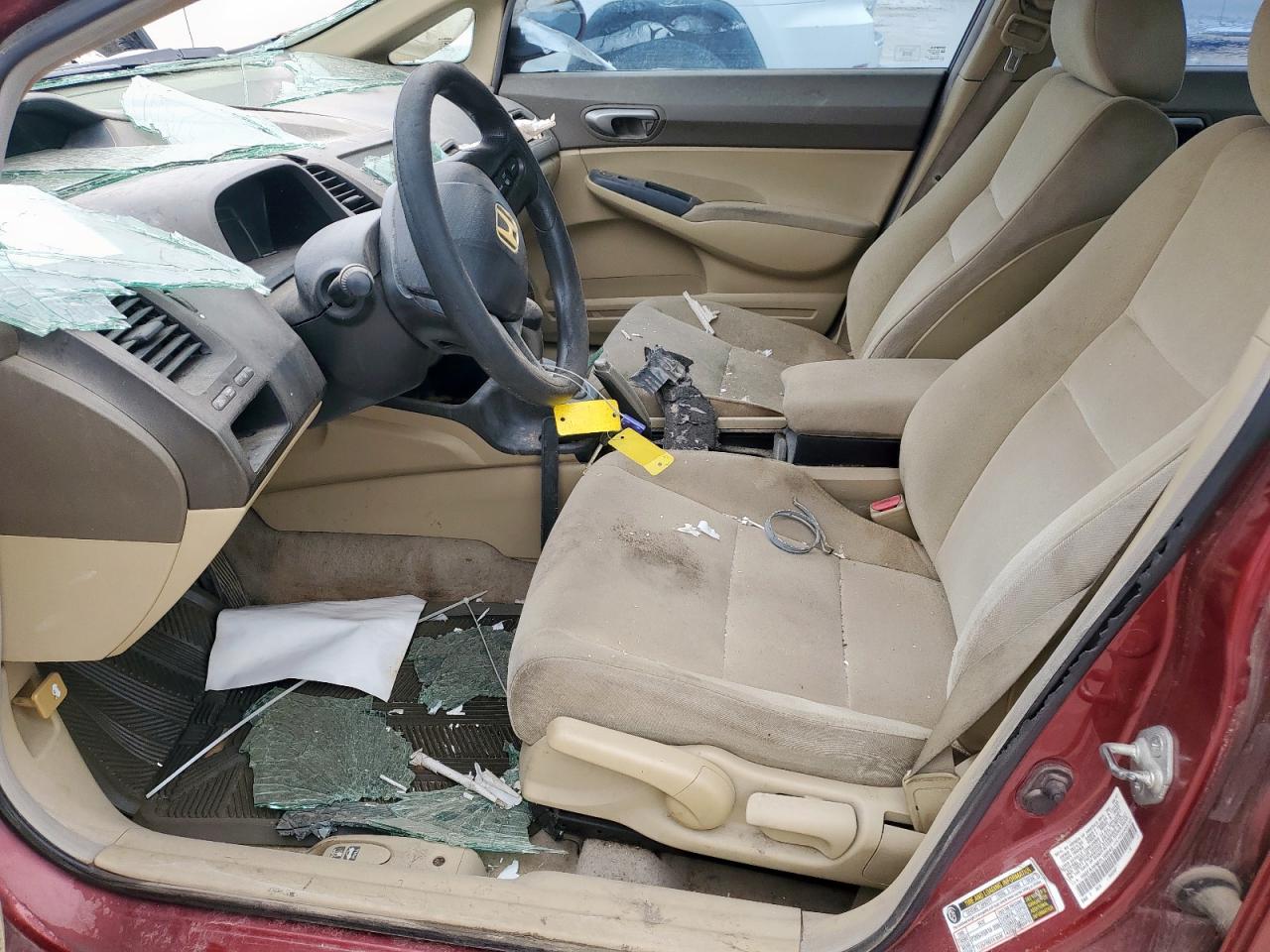 2007 Honda Civic Lx VIN: 1HGFA16587L109543 Lot: 63291865