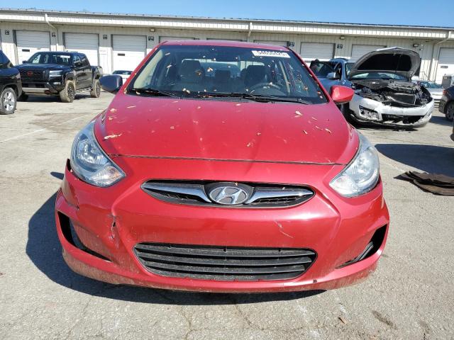  HYUNDAI ACCENT 2014 Червоний