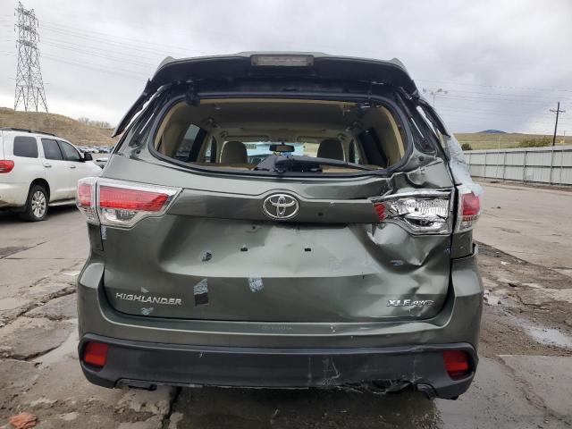  TOYOTA HIGHLANDER 2015 Zielony