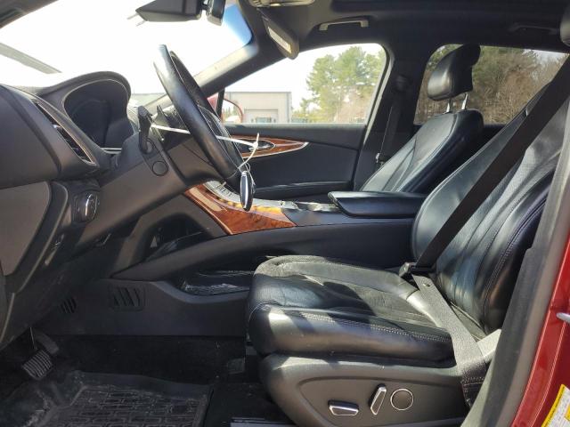  LINCOLN MKX 2018 Czerwony