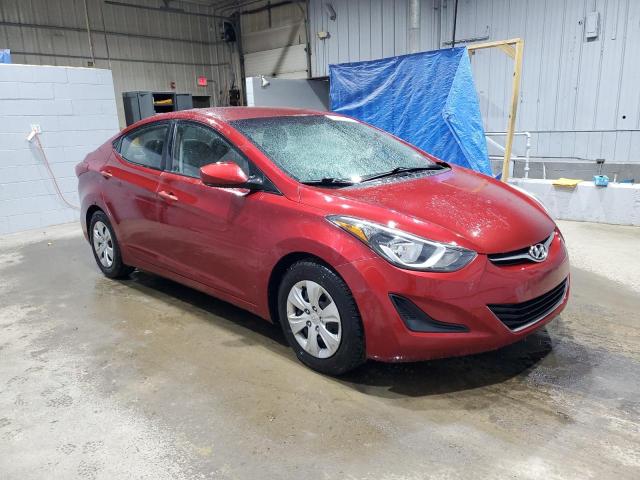  HYUNDAI ELANTRA 2016 Бургунди