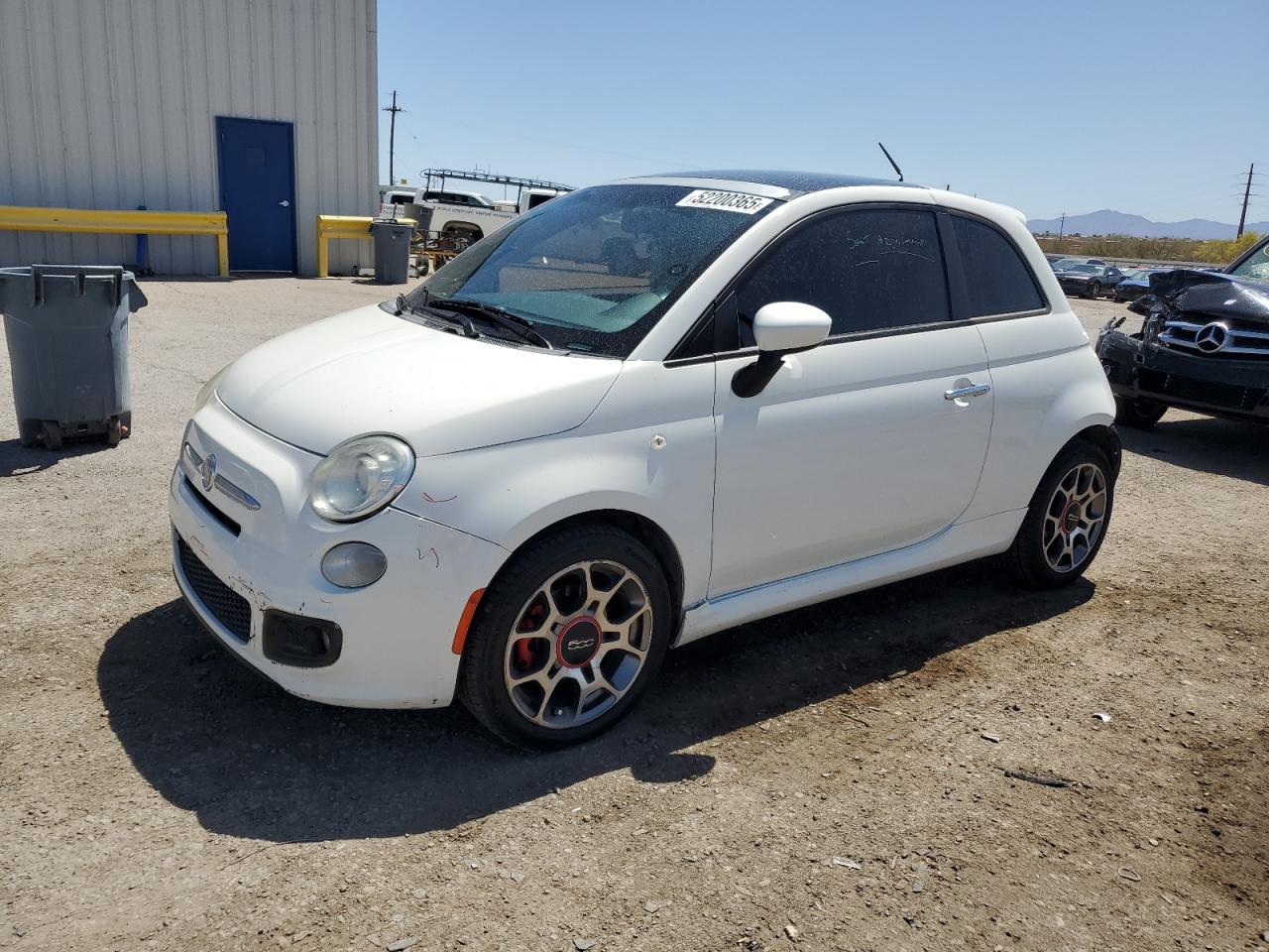 2012 Fiat 500 Sport de vânzare în Tucson, AZ - Rear End