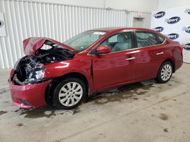  NISSAN SENTRA 2017 Красный