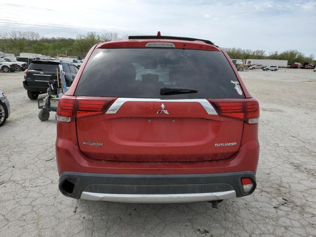  MITSUBISHI OUTLANDER 2018 Червоний