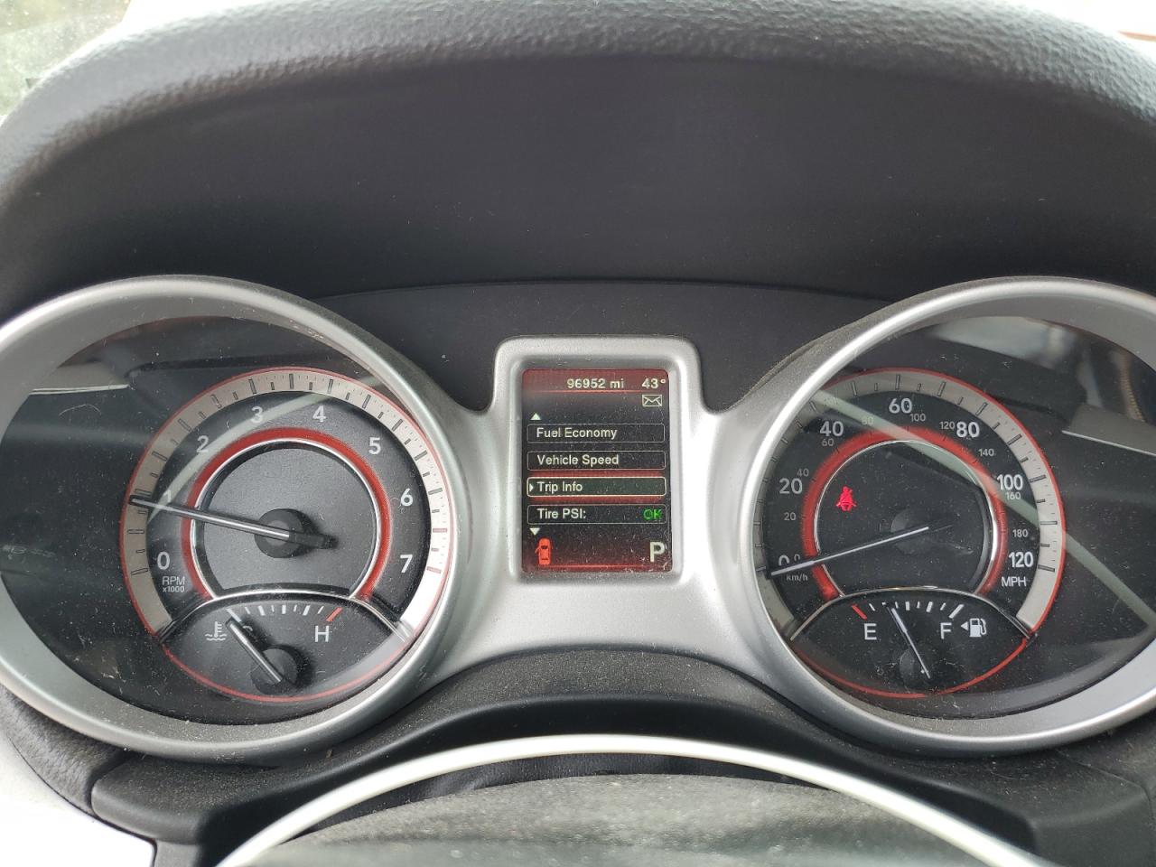 2017 Dodge Journey Sxt VIN: 3C4PDDBG3HT623499 Lot: 52098925