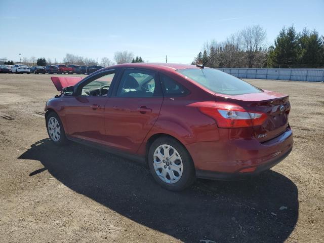 Sedans FORD FOCUS 2014 Czerwony