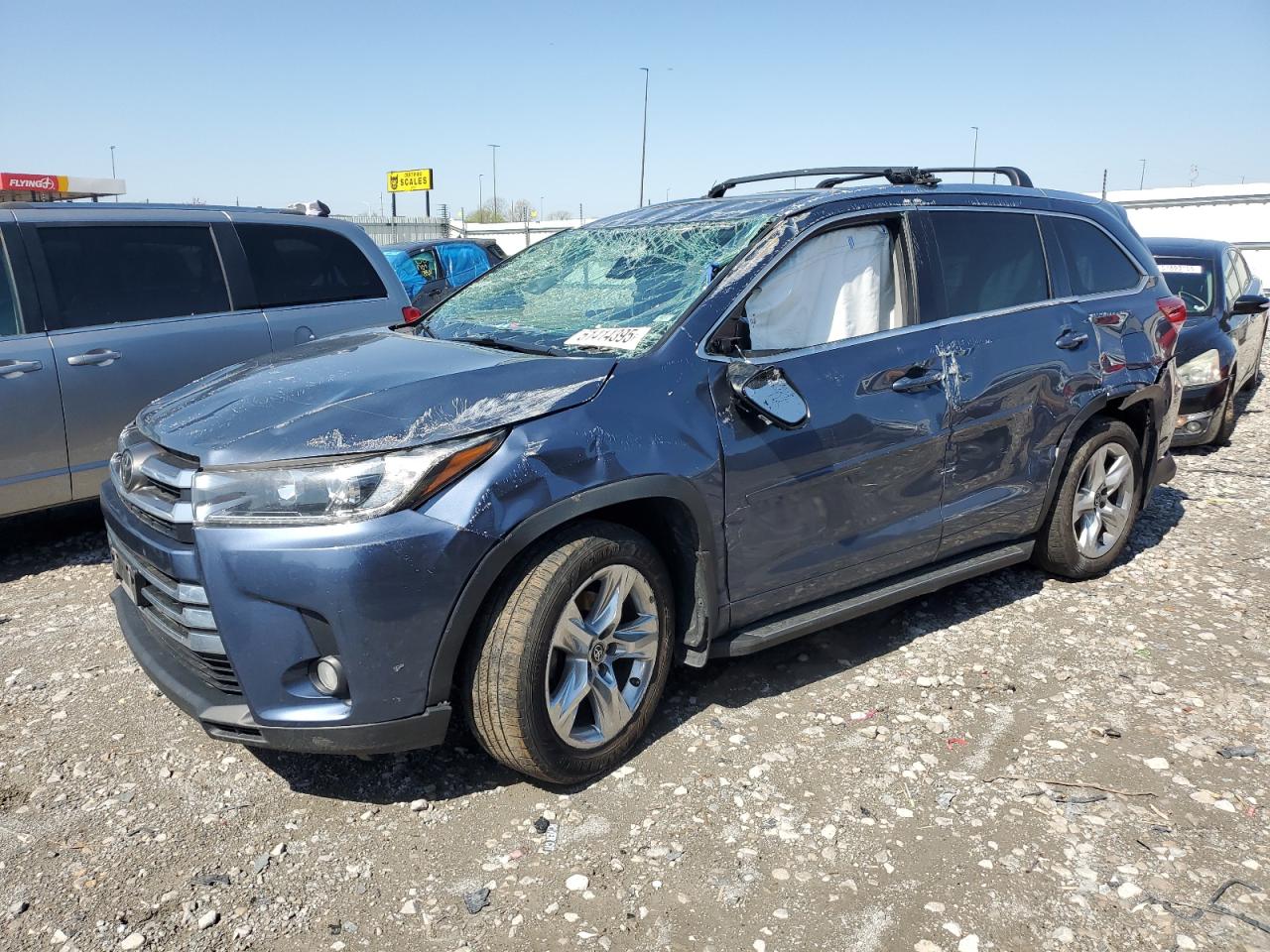 2017 Toyota Highlander Limited de vânzare în Cahokia Heights, IL - Rollover