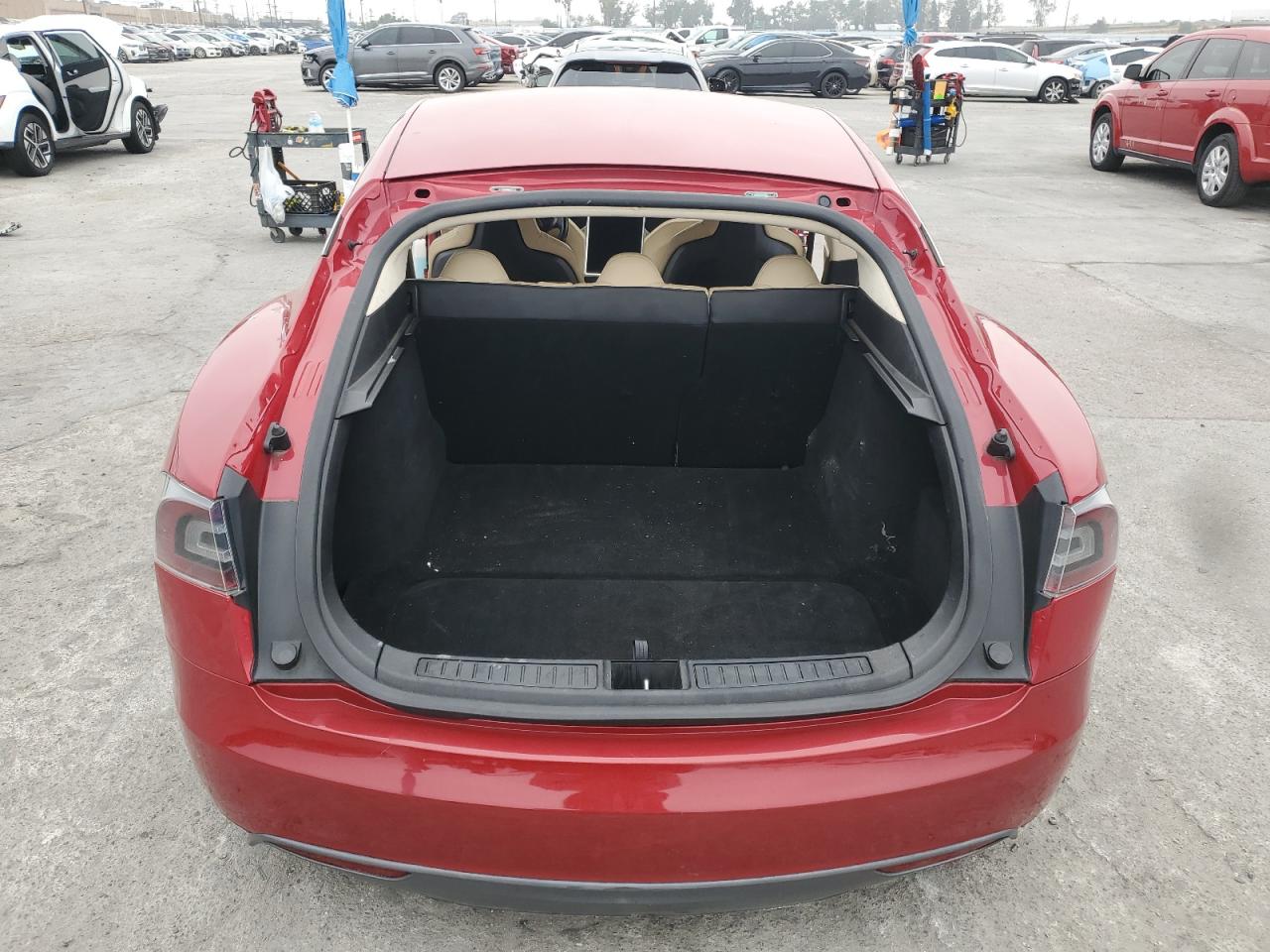 2013 Tesla Model S VIN: 5YJSA1AC2DFP10593 Lot: 55055115
