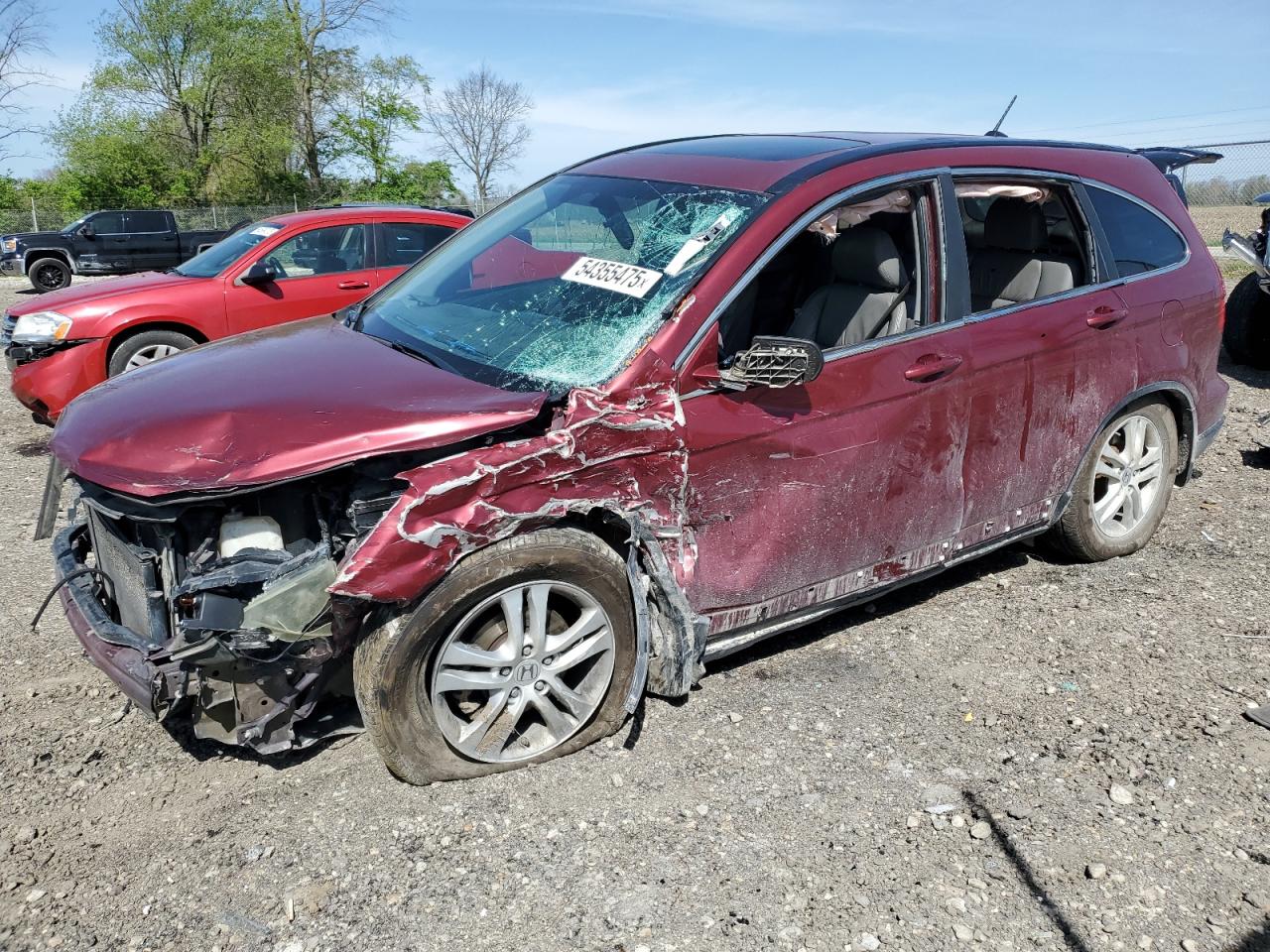 2011 Honda Cr-V Exl na sprzedaż w Cicero, IN - Front End