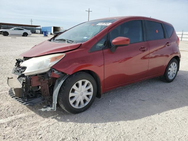  NISSAN VERSA 2015 Czerwony