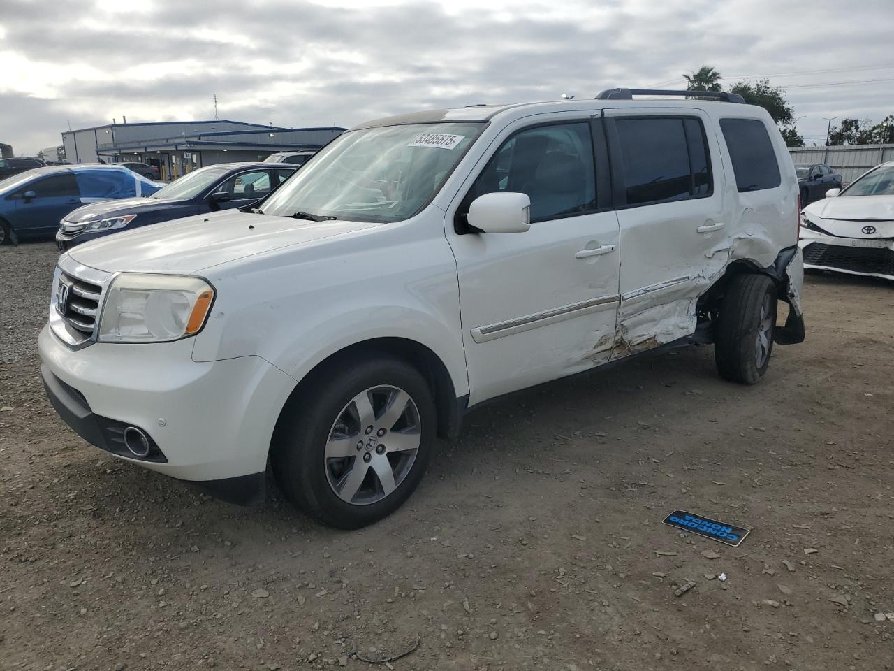 2014 Honda Pilot Touring продається в San Diego, CA - Side