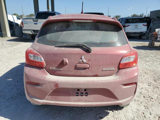  MITSUBISHI MIRAGE 2019 Czerwony