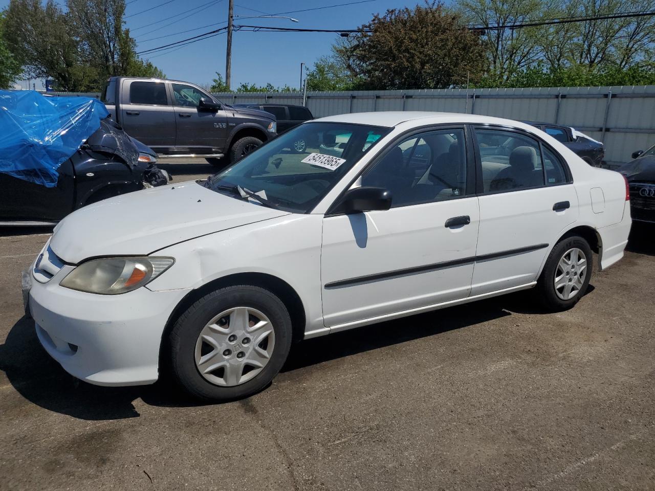 2004 Honda Civic Dx Vp de vânzare în Moraine, OH - Front End