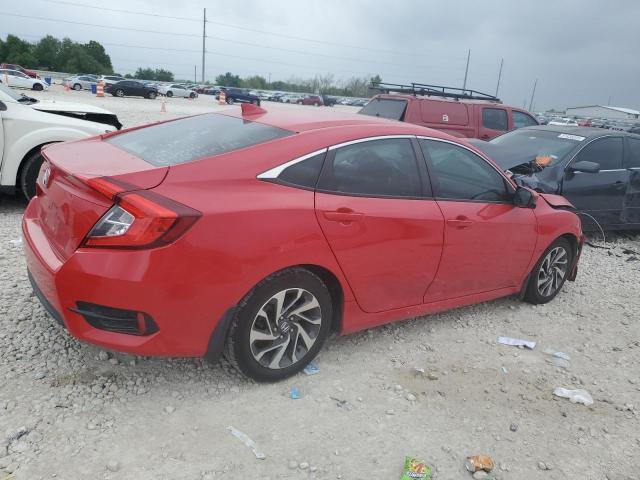 Sedans HONDA CIVIC 2017 Czerwony