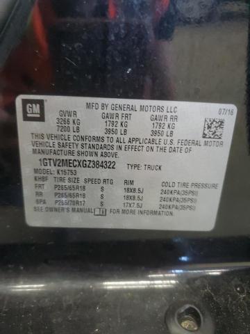 2016 GMC SIERRA K1500 SLE