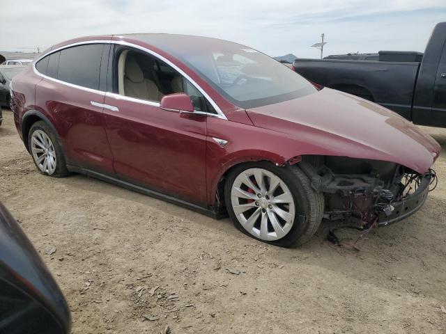 Паркетники TESLA MODEL X 2016 Червоний
