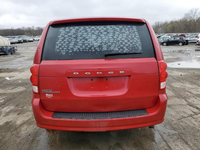  DODGE CARAVAN 2016 Czerwony