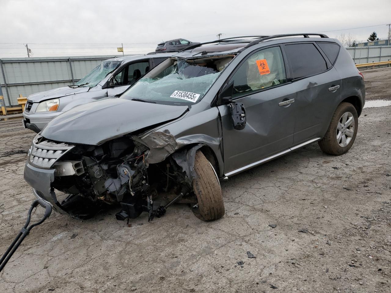 2007 Nissan Murano Sl за продажба в Dyer, IN - Front End
