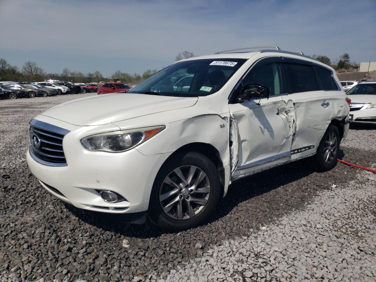 2015 Infiniti Qx60 за продажба в Hueytown, AL - Side
