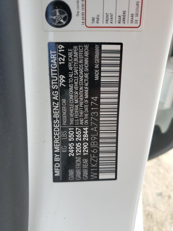 2020 Mercedes-Benz E 450 4Matic VIN: W1KZF6JB9LA773174 Lot: 54743995