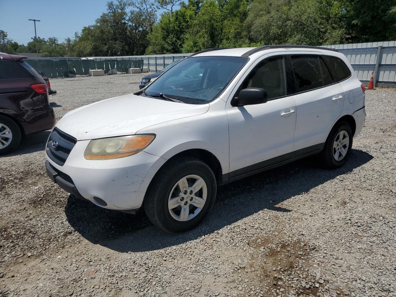 2009 Hyundai Santa Fe Gls на продаже в Riverview, FL - Rear End