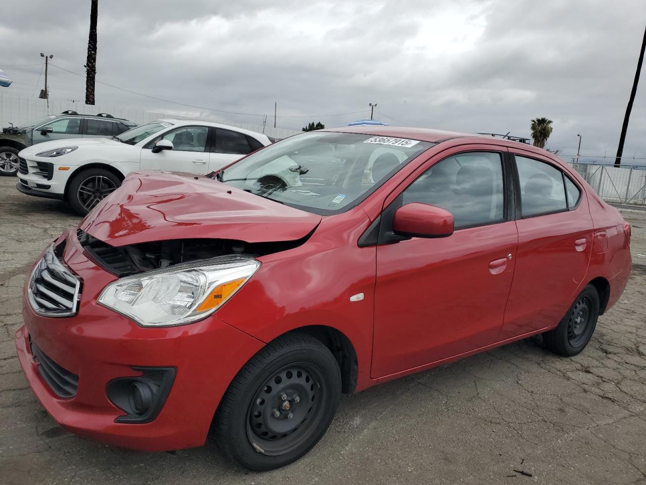 2018 Mitsubishi Mirage G4 Es na sprzedaż w Van Nuys, CA - Front End